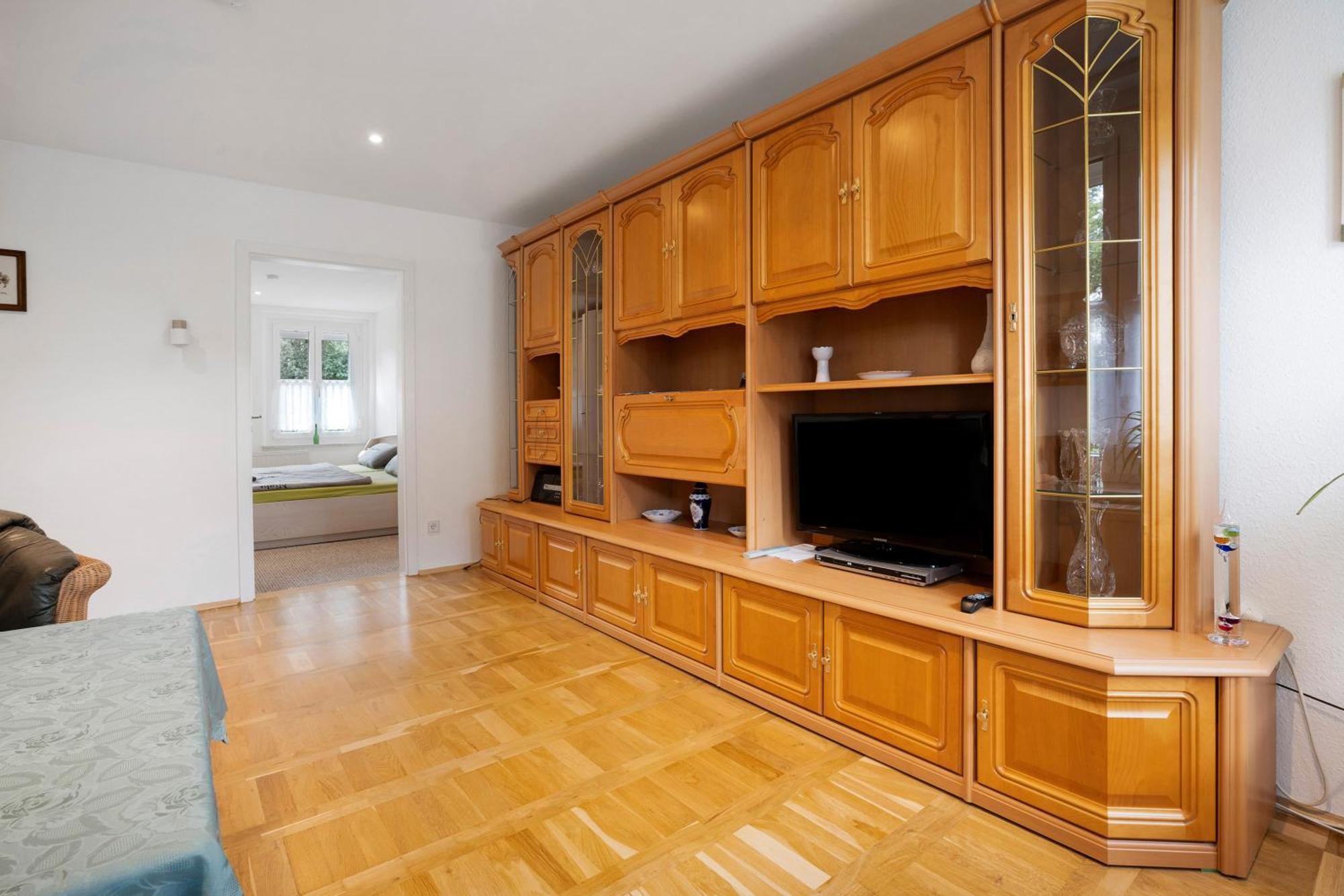 Gaestewohnung Am Schwanenteich มิทท์ไวดา ภายนอก รูปภาพ
